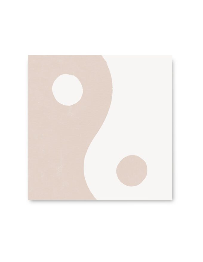 Yin Yang 200-Sheet Desk Pad