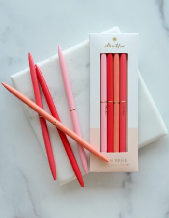 Poppies Slim Pens Set