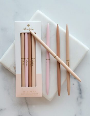 Nude Blush Slim Pens Set