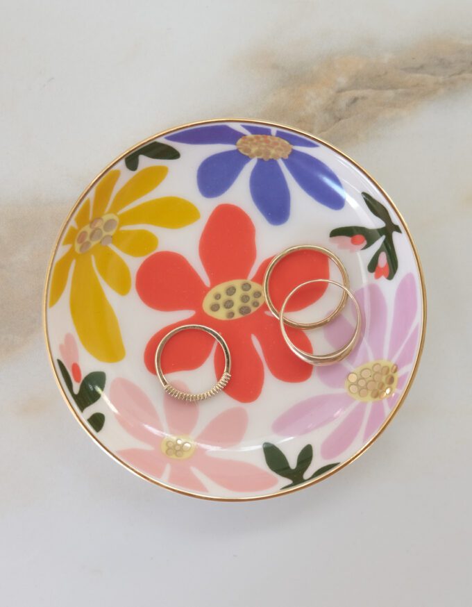 Primary Blooms Trinket Dish