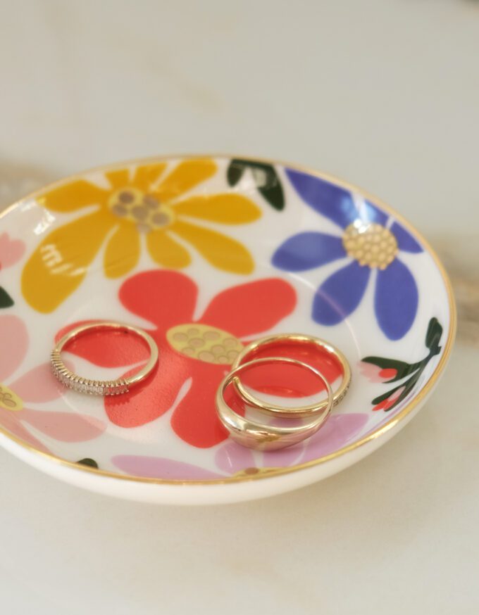 Primary Blooms Trinket Dish