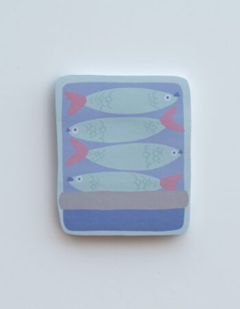 Tinned Fish Die-Cut Sticky Note Pad