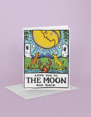 Tarot Moon - Single Card