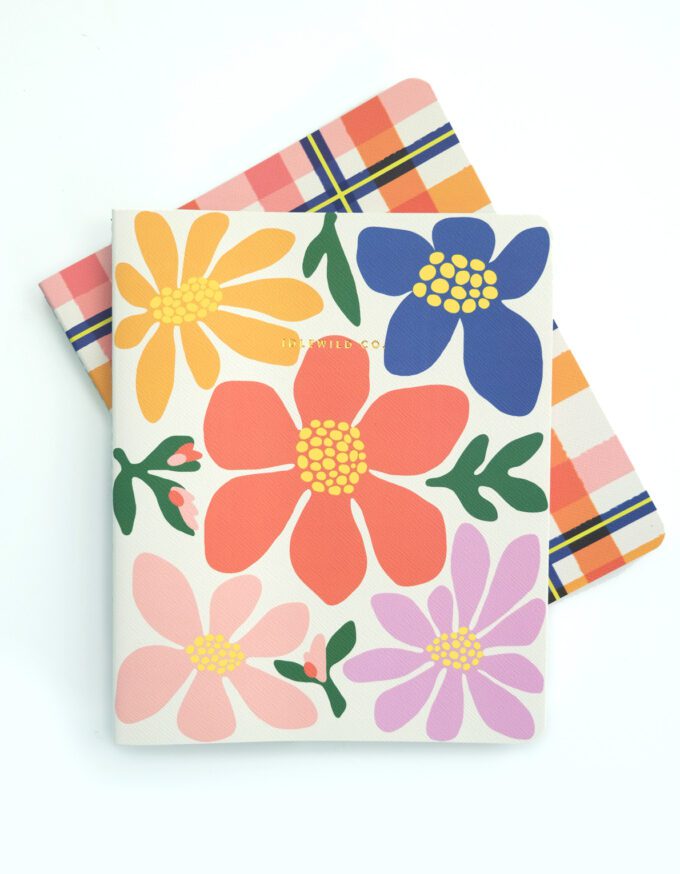 Primary Blooms Notebook Duo